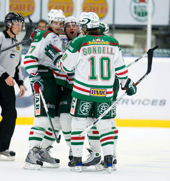 Peter Högardh, Johannes Salmonsson, Rögle, jubel