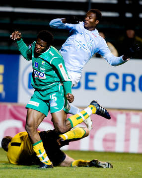 Etchu Tabe, Colin Burns, Ljungskile, Edward Ofere, Malmö FF