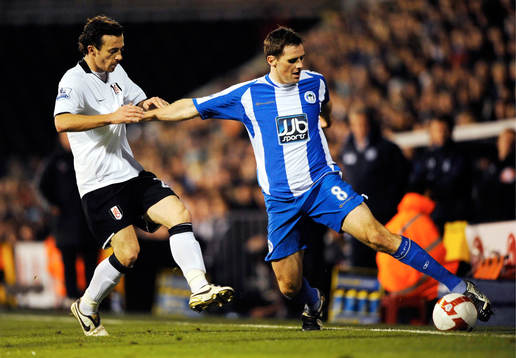 Simon Davies, Fulham och Kevin Kilbane, Wigan