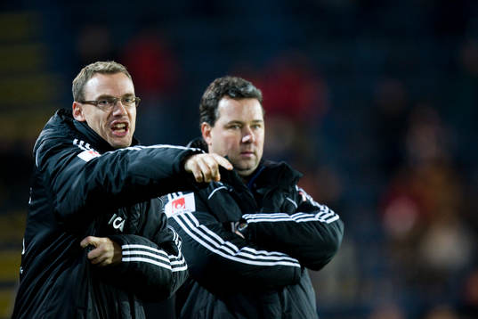 Jonas Olsson och Stefan Rehn, tränare, IFK Göteborg
