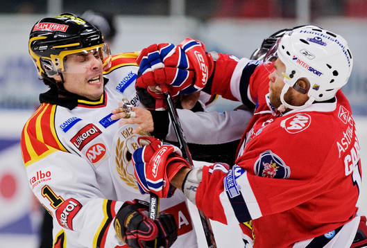 Daniel Widing, Brynäs, och Robert Carlsson, Södertälje,