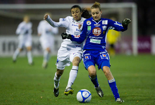 Marta Da silva, Umeå och Charlotte Rohlin, Linköping