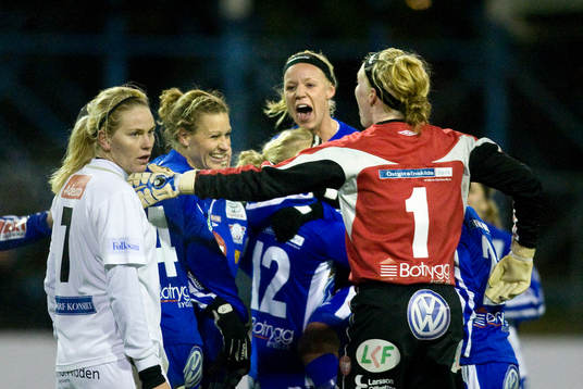 Caroline Seger, Linköping skriker ut sin glödje