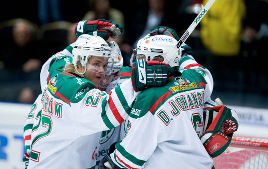 Tommy Enström och Daniel Johansson, jubel