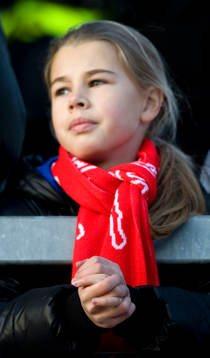 Supporter, fan, flicka, tjej, knäppta händer