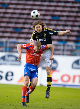 Nils-Eric Johansson, AIK och Christoffer Andersson,