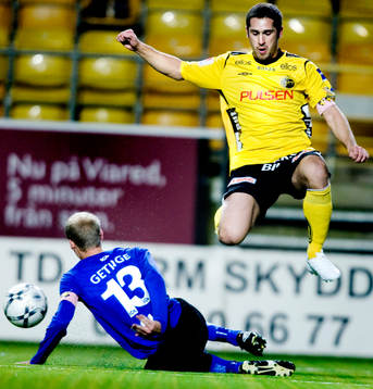 Andreas Johansson, Halmstad, Emir Bajrami, Elfsborg
