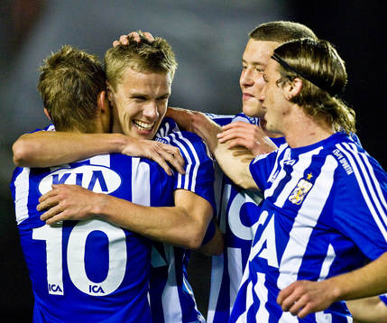 Pontus Wernbloom gör 1-0, Niclas Alexandersson, Jakob