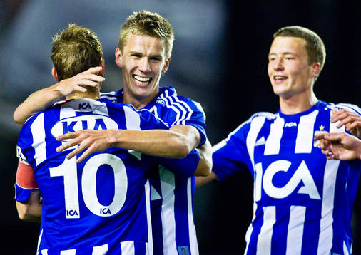 Pontus Wernbloom gör 1-0, Niclas Alexandersson, Jakob