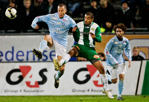 Daniel Andersson, Malmö, är före Sebastian Castro-Tello,