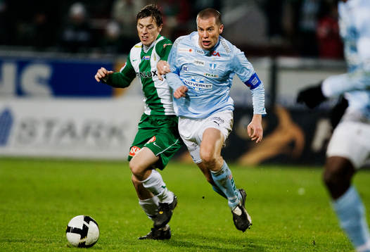Daniel Andersson, Malmö, utmanas av David Johansson,