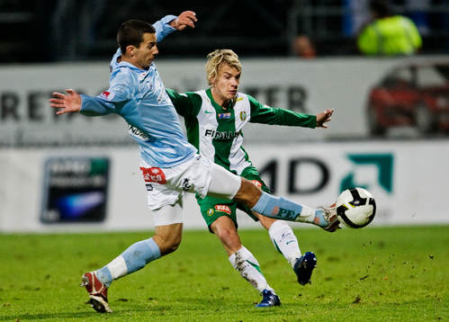 Guillermo Molins, Malmö, är före Emil Johansson,
