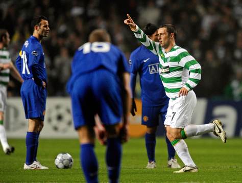 Bläddra bland fler bilder av Fotboll, Champions League, Celtic - Manchester United