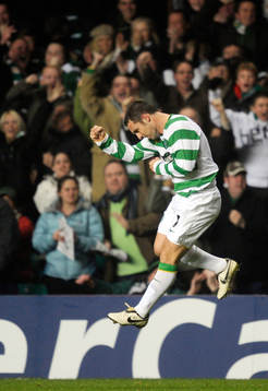 Scott McDonald, Celtic, glädje, jubel