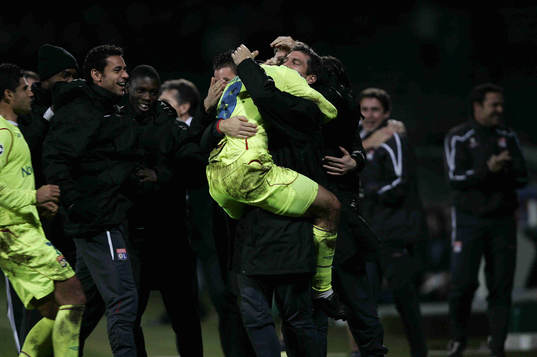 Juninho, glädje, jubel