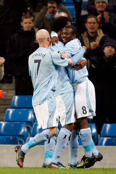 Shaun Wright Phillips, Manchester City, glädje, jubel