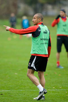 Henrik Larsson, träning