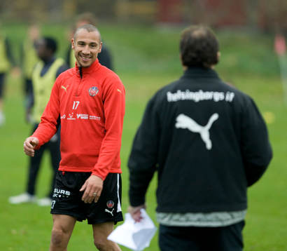 Henrik Larsson, träning