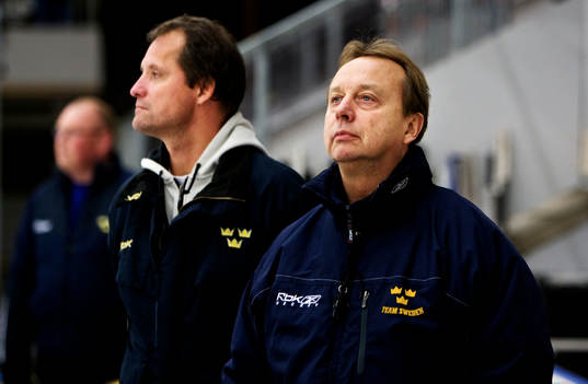 Peter Sundström och Pär Mårts, tränare