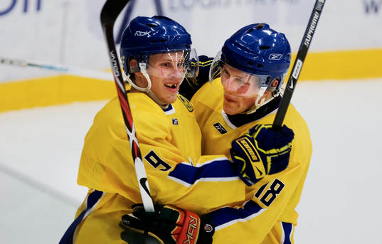 Mattias Tedenby och Joakim Andersson, Sverige, jubel
