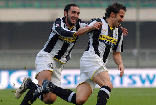 Del Piero, Juventus (Jubel)