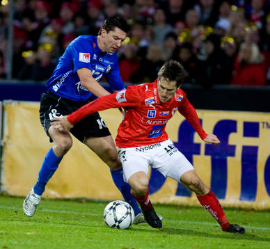 Mikael Rosén, Halmstad och Abiola Dauda, Kalmar