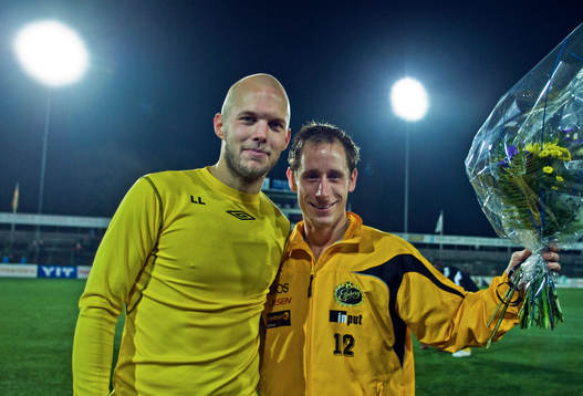Martin Andersson, och Johan Karlsson, Elfsborg, målskyttar