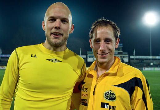 Martin Andersson, och Johan Karlsson, Elfsborg, målskyttar