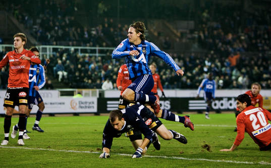 Sebastian Rajalakso, Djurgården, gör 1-0