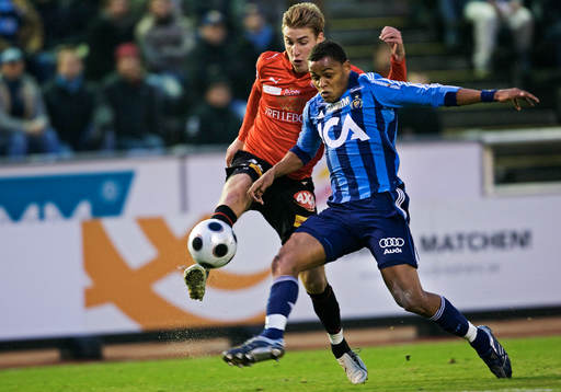 Kristian Haynes, Trelleborg och Thiago Quirino Da Silva,
