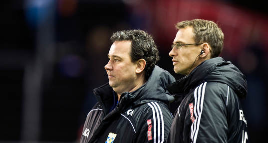 Stefan Rehn och Jonas Olsson, tränare