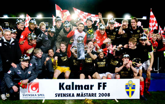 Kalmar FF svenska mästare 2008, SM-Guld, guld, jubel,