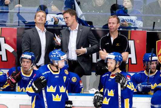Bengt-Åke Gustafsson, Förbundskapten och Roger Rönnberg,