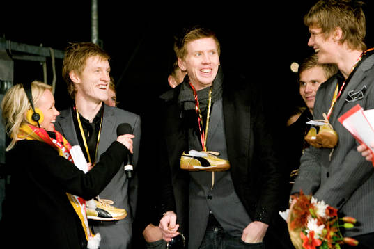 Fotboll, Allsvenskan, Kalmar firar på stortorget