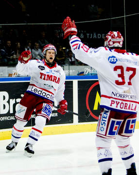 Mikko Lehtonen, Mika Pyörälä, Timrå. Jubel