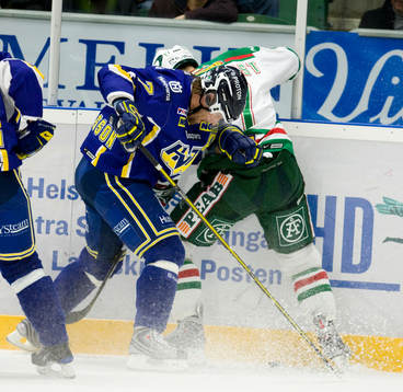 Per Gustafsson, HV71 och Mathias Tjärnqvist, Rögle