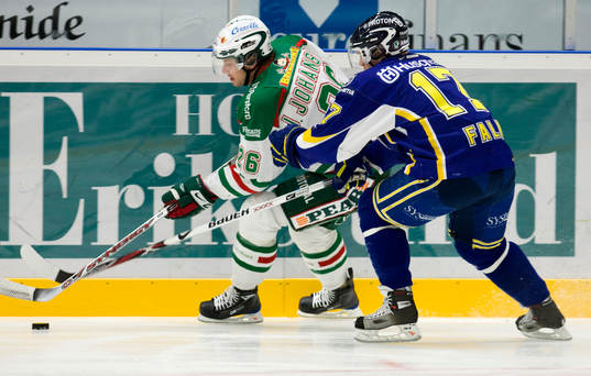 Jakob Johansson, Rögle och Andreas Falk, HV71