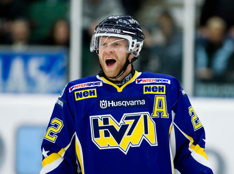 David Petrasek, HV71, vrålar på sina lagkompisar