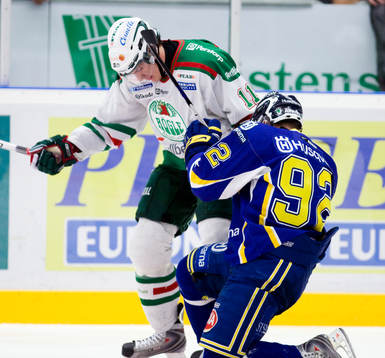 Mattias Sjöberg, Rögle och Teemu Laine, HV71