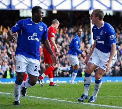Fotboll, Premier League, engelsk liga, Everton -