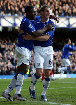 Fotboll, Premier League, engelsk liga, Everton -