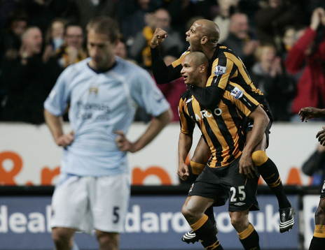 Fotboll, Premier League, engelsk liga, Hull - Manchester