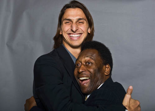 Fotbollskanalens Hederspris, Zlatan Ibrahimovic och Pelé