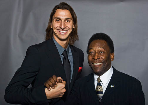 Fotbollskanalens Hederspris, Zlatan Ibrahimovic och Pelé