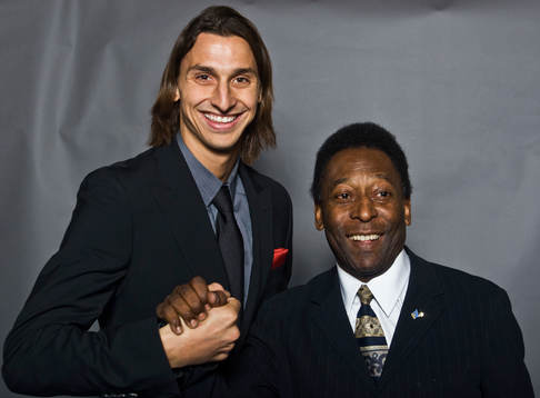 Fotbollskanalens Hederspris, Zlatan Ibrahimovic och Pelé