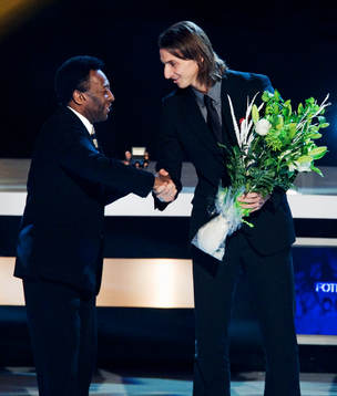 Pelé och Zlatan Ibrahimovic