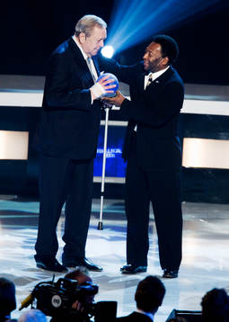 Lennart Johansson och Pelé