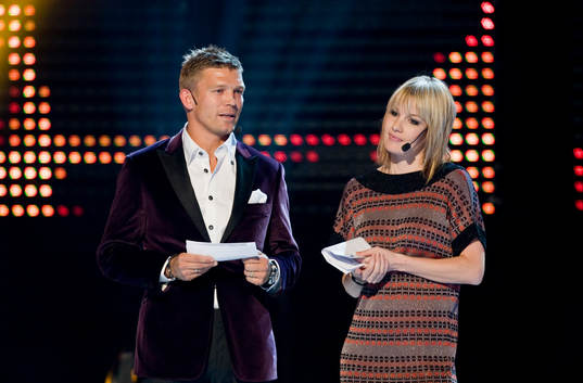 Marcus Allbäck och Hanna Marklund