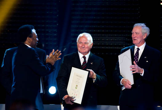 Pelé, Kurt Hamrin och Bengt (Julle) Gustafsson