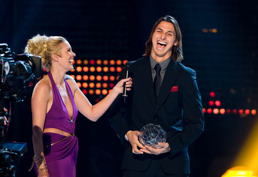 Årets Forward, Zlatan Ibrahimovic och Jessica Almenäs,